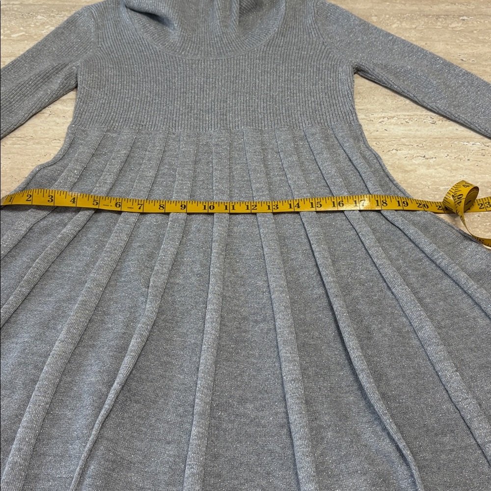 NWT Calvin Klein Gray Sweater Dress - Picture 7 of 8